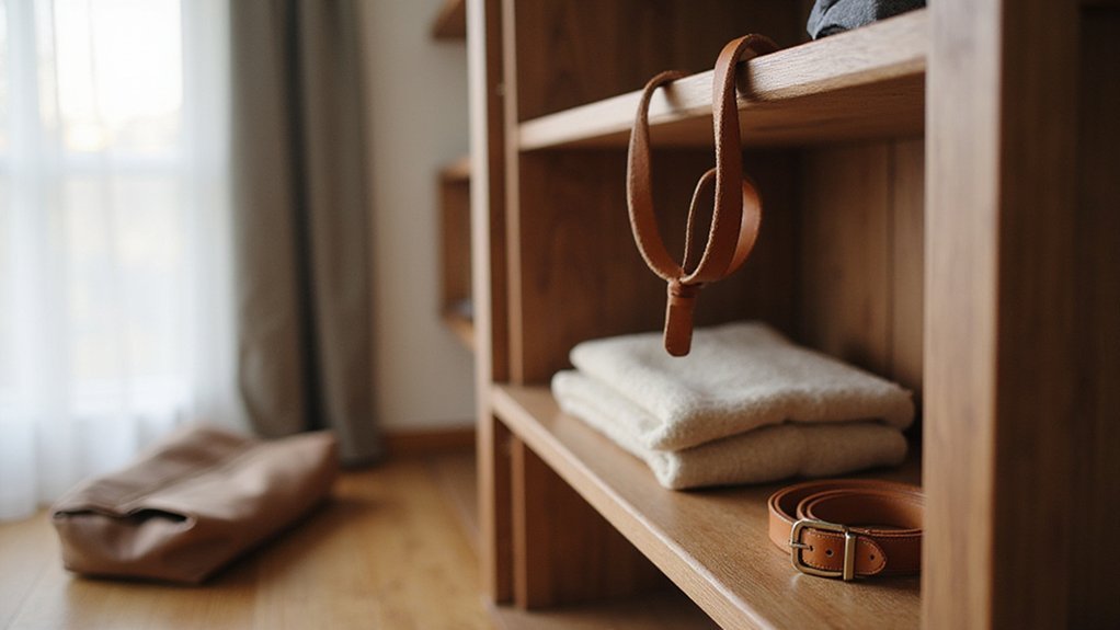 arrange belts for quick access