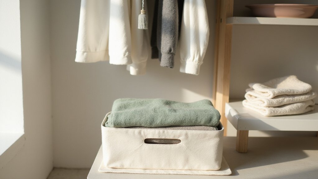 arrange clothes by hue