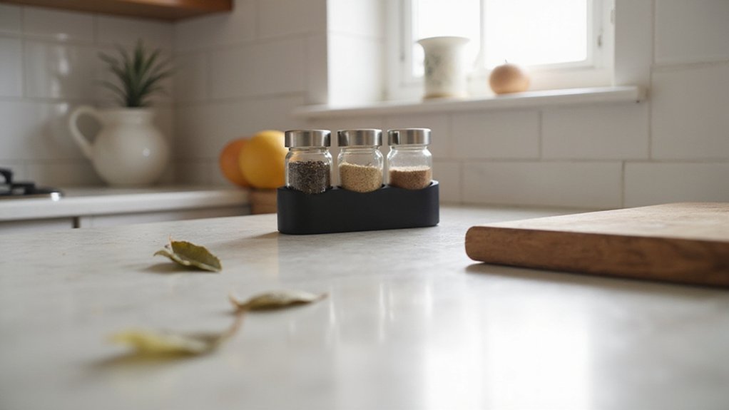 arrange spices systematically