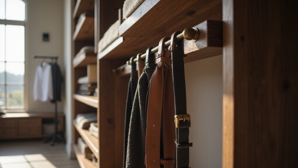belt racks for closets