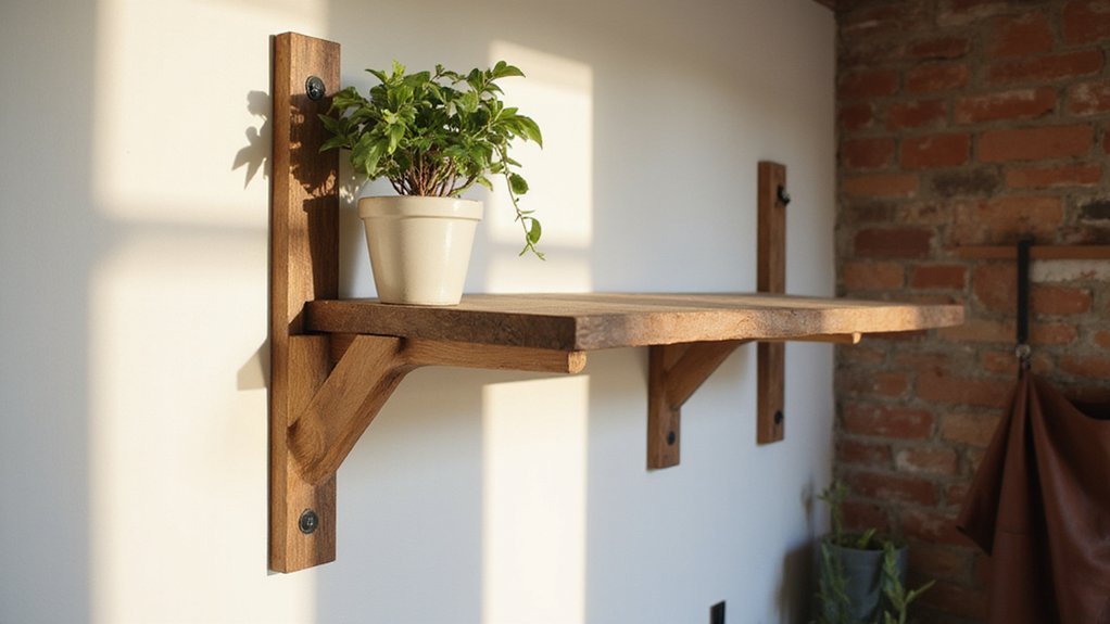build sturdy wooden brackets