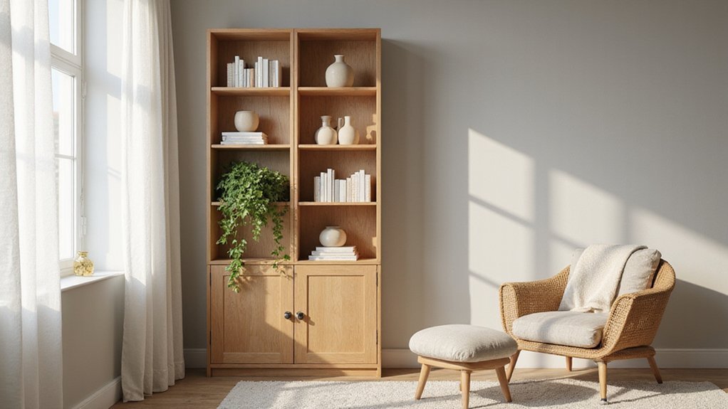 constructing full height shelves