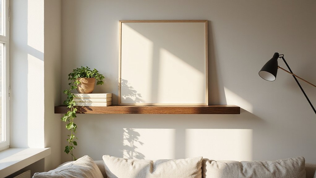 constructing hidden corner shelves