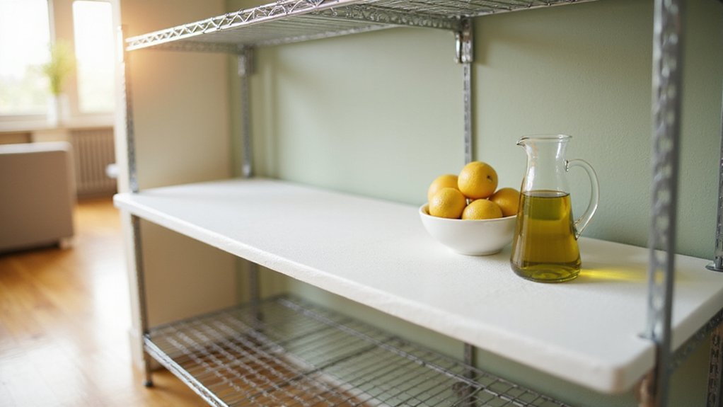 cover wire shelves smoothly