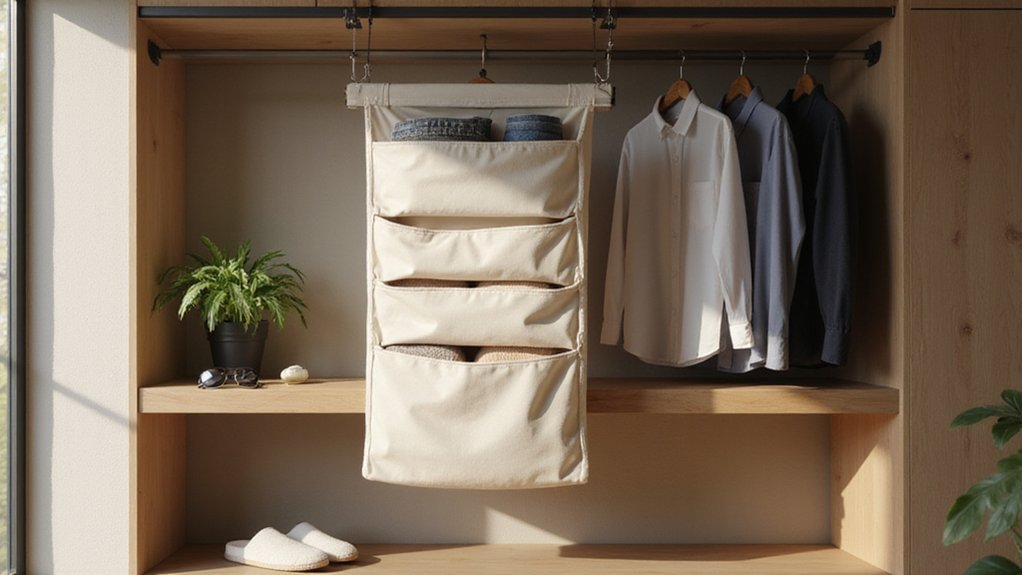 efficient small closet organization