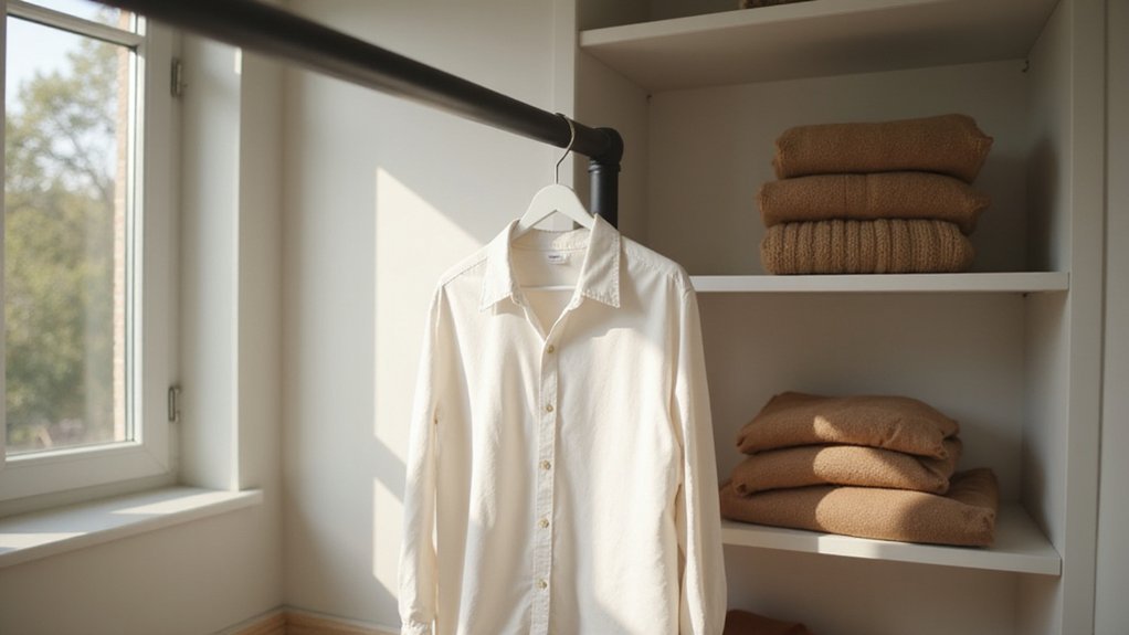 ideal closet rod height