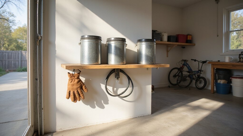 install wall mounted storage