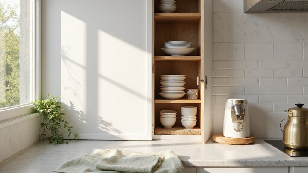 maximize corner cabinet storage