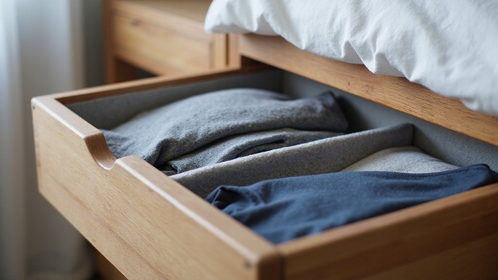 neatly arrange underwear items