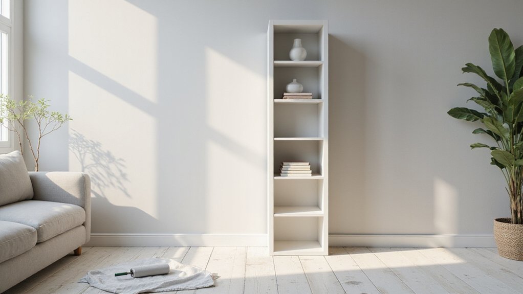 painting ikea billy bookcase