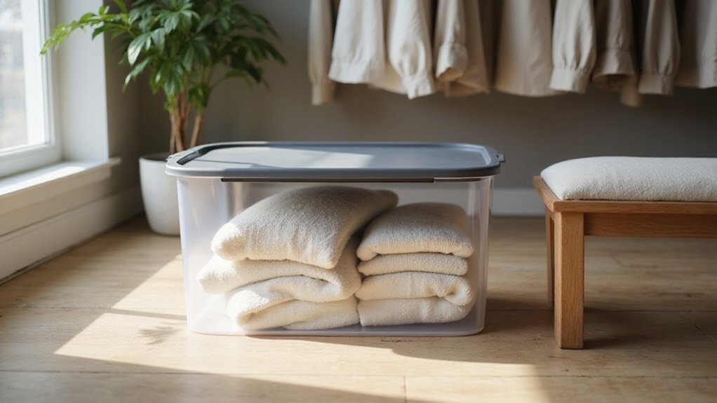 safe sealed clothing storage