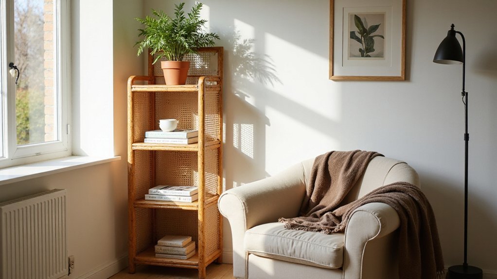 small space cane shelf