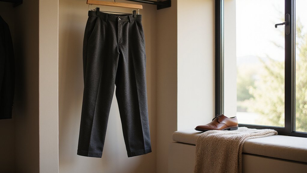 smoothly hang dress pants