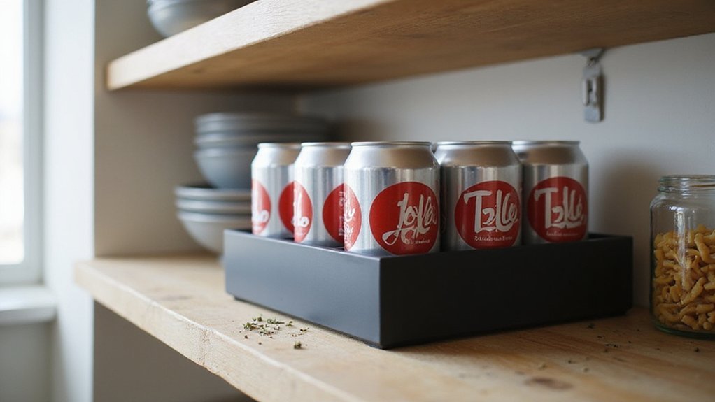 soda can storage solution