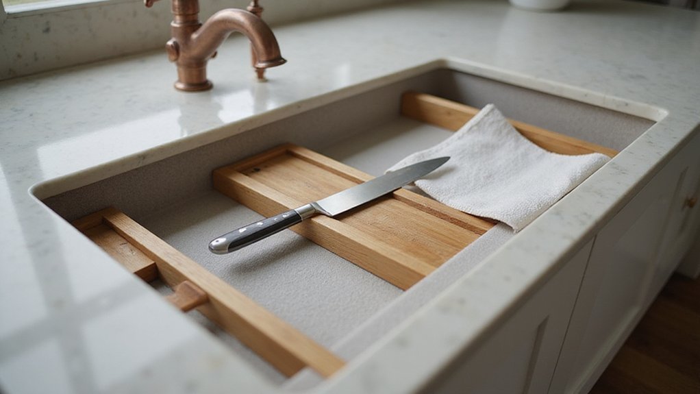 sort and categorize utensils