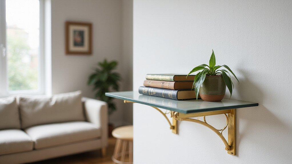 7 Best Brass Shelf Brackets for Glass Shelves (Strong Enough to Hold Your Collection)