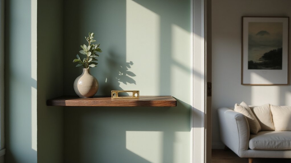 wall mounted corner shelf